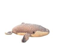 SMJWH Peluche Baleine à Bosse aimantée, Animal Marin réaliste, nageoires Douce et câline, for réfrigérateur, idéale for Les Amoureux de l'océan