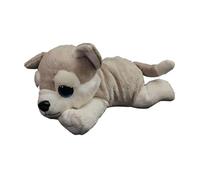 SMJWH Peluche Husky Super Douce, Adorable Chien couché, décoration de Voiture, Cadeau for garçons et Filles