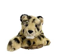 SMJWH Peluche Mignonne de léopard ou guépard, Animal en Peluche Doux, poupée réaliste, Cadeau Jeu for