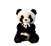 SMJWH Peluche Panda mère et Enfant - Ensemble de Peluches réalistes, for, Adultes Amoureux des Pandas