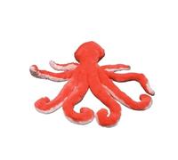 SMJWH Peluche Pieuvre Rouge, Grande créature Marine à câliner, Peluche Douce, Cadeau décoratif sur Le thème de la Vie sous-Marine