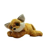 SMJWH Peluche Renard Super Doux, Grands Yeux couchés, Animal en Peluche Mignon, poupée Vixen, Compagnon câlin, Cadeau for et Adultes