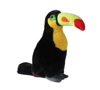 SMJWH Peluche Toucan aux Couleurs Vives, Oiseau en Peluche réaliste à Gros Bec, Doux et câlin, for Les Amoureux de la Nature Exotique