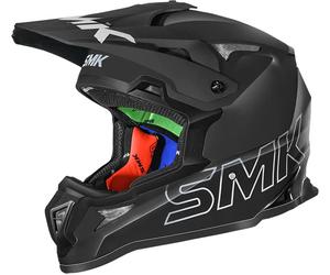 SMK Allterra Solid, casque de motocross XL Noir Mat Noir Mat