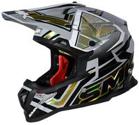 SMK X-Aces, casque de motocross XL Noir/Gris/Or Noir/Gris/Or