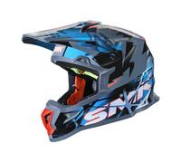 SMK Fulmine, casque de motocross M Bleu/Gris/Noir Bleu/Gris/Noir