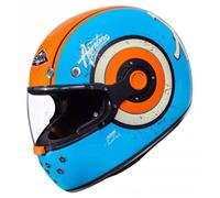SMK CASQUE INTÉGRAL RETRO ADVENTURE BLEU ORANGE XS