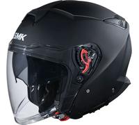 SMK GTJ, casque à réaction M Noir Mat Noir Mat
