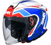 SMK GTJ Tourer, casque à réaction XL Bleu/Blanc/Rouge Bleu/Blanc/Rouge