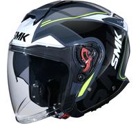 SMK GTJ Tourer, casque à réaction XS Noir/Gris/Blanc/Jaune Néon Noir/Gris/Blanc/Jaune Néon