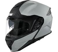 SMK Gullwing Solid, casque rabattable 3XL Mat Gris Clair/Noir Mat Gris Clair/Noir