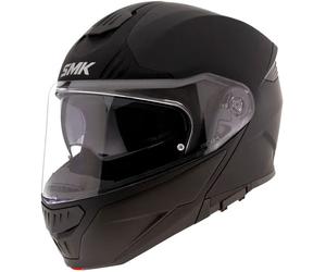 SMK Gullwing Solid, casque rabattable M Noir Mat Noir Mat