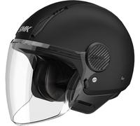 Casque Jet SMK Laminar Flat- Noir MatS Noir Mat