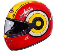 SMK RETRO ADVENTURE casque intégral rouge-jaune mat XS
