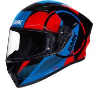 SMK Stellar Faro Casque, noir-rouge-bleu, taille S pour homme