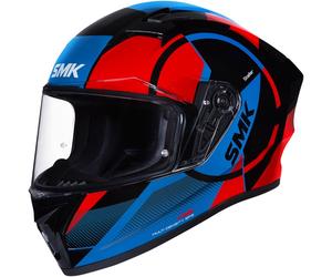 SMK Stellar Faro Casque, noir-rouge-bleu, taille S pour homme