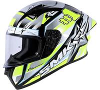SMK Stellar #Uno, casque intégral M Noir/Gris/Jaune Néon Noir/Gris/Jaune Néon
