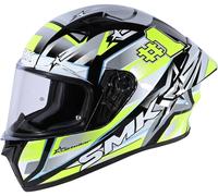 SMK Stellar Uno Sport Casque, gris/jaune, Taille S (55)