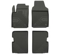 SMK Tapis de sol caoutchouc pour Fiat 500 depuis 2007 Expérimentez un nouveau standard de voyage avec les tapis de sol antidérapants pour voiture - tapis de voiture multi-annuels pour toutes les condi