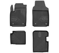 SMK Tapis de sol caoutchouc pour Fiat 500 depuis 2020 Expérimentez un nouveau standard de voyage avec les tapis de sol antidérapants pour voiture - tapis de voiture multi-annuels pour toutes les condi