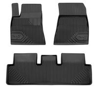 SMK Tapis de sol caoutchouc pour Tesla Model 3 2017-2023 Expérimentez un nouveau standard de voyage avec les tapis de sol antidérapants pour voiture - tapis de voiture multi-annuels pour toutes les co