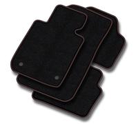 SMK Tapis Voiture en Velours Premium destiné à Opel Astra G 1998-2009 - Premium, Matt, Rouge - Découvrez Un Nouveau Confort de Conduite avec Un Jeu de Tapis de Sol Voiture en Velours pour Votre Tapis
