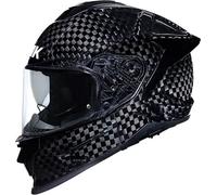 SMK Titan Carbon Solid, casque intégral XL Noir Noir