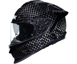SMK Titan Carbon Solid, casque intégral XL Noir Noir