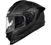 SMK Titan Carbon Solid, casque intégral XXL Noir Mat Noir Mat