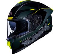 SMK Titan Firefly, casque intégral M Noir/Gris/Jaune Néon Noir/Gris/Jaune Néon