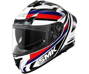 SMK Typhoon Freeride, casque intégral L Blanc/Noir/Bleu/Rouge Blanc/Noir/Bleu/Rouge