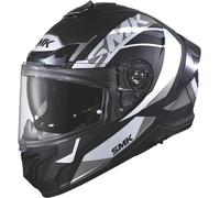 SMK Typhoon Style, casque intégral S Mat Noir/Gris/Gris Clair/Blanc Mat Noir/Gris/Gris Clair/Blanc