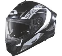 SMK Typhoon Style Casque, Noir/Gris/Blanc, Taille XXL (62)