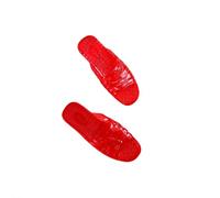 SMKBDFC Odeur antidérapante élégante à talons bas - Sandales pour femmes d’âge moyen, adaptées à l’intérieur comme à l’extérieur. Sandales petites : choisissez une taille plus grande(rouge,41)