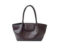 SMKBDFC Stylish Retro Tote Bag Large Capacity Autumn/Winter Handbag Commuter Shoulder Bag(coffee)