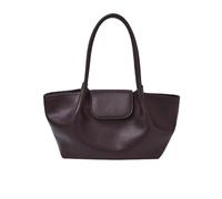 SMKBDFC Stylish Retro Tote Bag Large Capacity Autumn/Winter Handbag Commuter Shoulder Bag(red coffee)