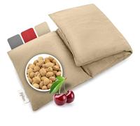 smøla Coussin avec noyaux de cerise grand pour micro-ondes I 3 chambres 47 x 19 cm Coussin avec grains pour dos, cou et épaules I 850 g de noyaux de cerise I Bouillotte pour reins, coussin