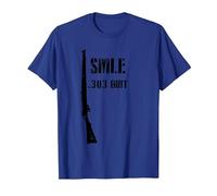 SMLE Lee Enfield WWI British .303 Brit Historic Fusil T-Shirt, Homme, Bleu Royal, S
