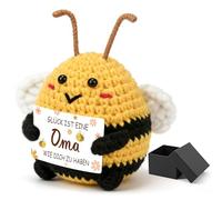 Smlper Cadeaux pour grand-mère, Pocket Hug Positive Abeille, le bonheur est une grand-mère comme vous, Bee Happy Positive Pomme de terre allemande, porte-bonheur Petit cadeau pour la fête des mères