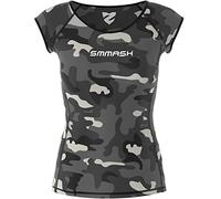 SMMASH Maillot de Compression pour Femme Manches Courtes Tee Shirt T-Shirt Fonctionnel pour Le Sport OCR Fitness Yoga Gym Vêtements de Sport Professionnel