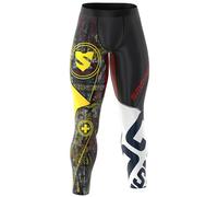 SMMASH Pantalon De Compression Hommes Leggings Legging Long Respirant Technologie Second Skin Jogging Sport Running Matériau Antibactérien