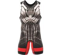SMMASH Professionnel Wrestling Singlet Garçon, Bodysuit Sport Workout, Body avec Élastique à l'Ouverture des Jambes