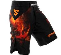 SMMASH Short D'entraînement Sport pour Homme Pantalon De Boxe Thaibox Muay Thai MMA Gym Fitness Respirant Fermeture Velcro Résistant