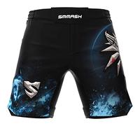 SMMASH Short D'entraînement Sport pour Homme Pantalon De Boxe Thaibox Muay Thai MMA Gym Fitness Respirant Fermeture Velcro Résistant Ultraléger
