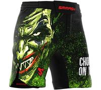 SMMASH Short D'entraînement Sport pour Homme Pantalon De Boxe Thaibox Muay Thai MMA Gym Fitness Respirant Fermeture Velcro Résistant Ultraléger