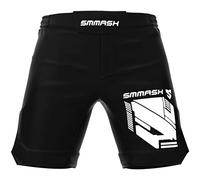 SMMASH Short D'entraînement Sport pour Homme Pantalon De Boxe Thaibox Muay Thai MMA Gym Fitness Respirant Fermeture Velcro Résistant Ultraléger