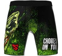 SMMASH Vale Tudo Pantalon de Sport Court pour Homme, Shorts de Kick Boxing MMA Cage Fight, Caleçon Boxing Musculation, Short Respirant pour Homme, Matériau Antibactérien, Fabriqué dans l'UE