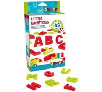 SMOBY 48 Lettres Magnétiques Majuscules Rouge/Vert