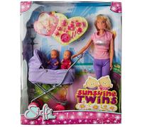 Simba - 5738060 - Poupée Steffi Love - Baby Walk - Bébé et Poussette - 29 cm