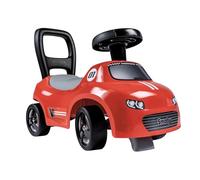 Smoby Trotteur 7600720541 – Rouge, dès 10 mois, lignes douces, moderne, klaxon intégré
